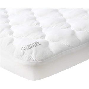 Waterproof Mattress Pad Protector,Cotton Fabric Absorbent and Soft Pack and Play